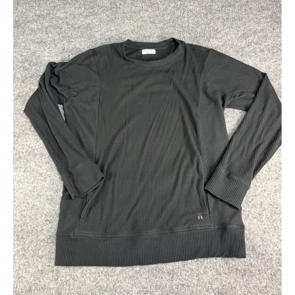Tommy John Second Skin Long Sleeve Shirt Men’s Small Black Modal Stretch Soft